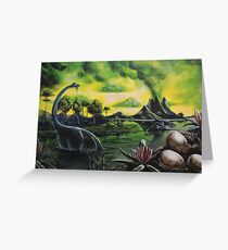 Diplodocus Greeting Card