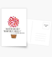 Love - Winnie the Pooh Postcards