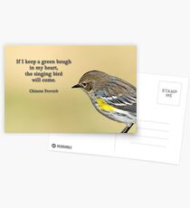 Green bough in my heart . . . Postcards