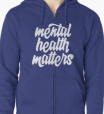 Mental Health Matters Zipped Hoodie