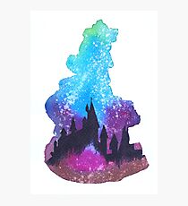 Castle burn Photographic Print