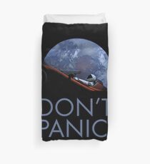 Spacex NICHT PANIK Im Weltraum Bettbezug