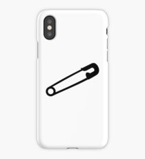 Safety pin iPhone Case