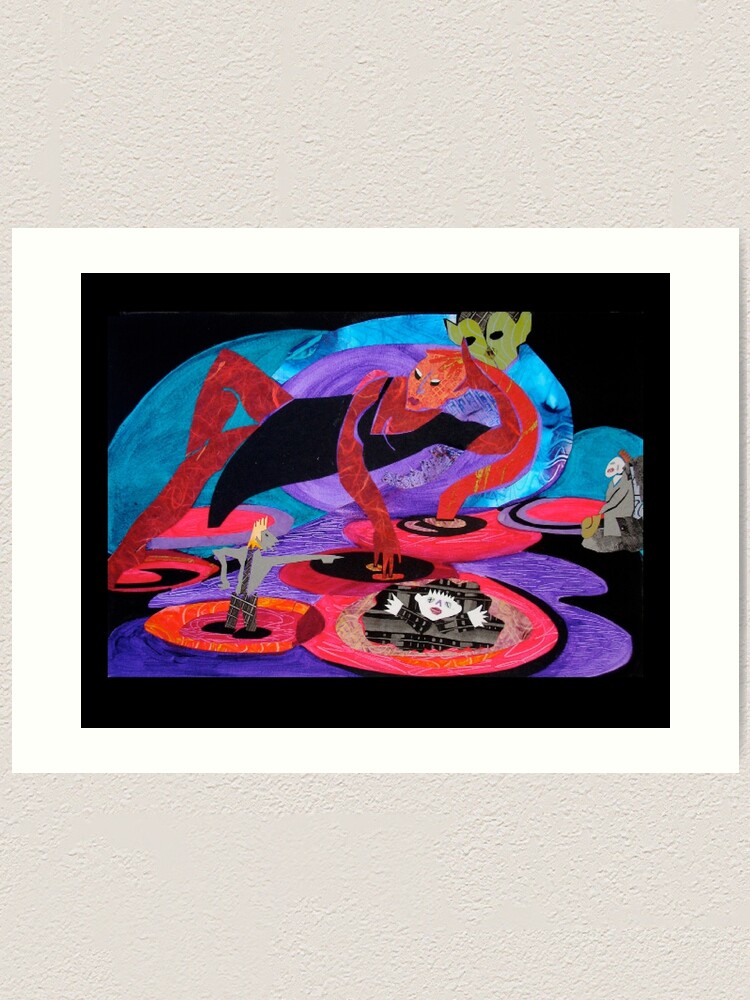 Alternate view of River Red Art Print