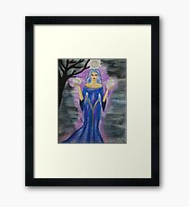Triple Moon Goddess Framed Print