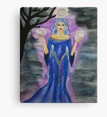 Triple Moon Goddess Canvas Print