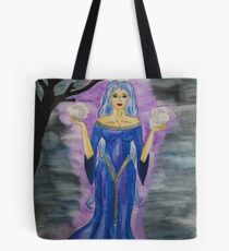 Triple Moon Goddess Tote Bag