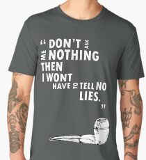 Huck Finn Quote Men's Premium T-Shirt