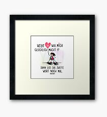 Give love to your loved ones, yourself, your family, your friends ... Framed Print