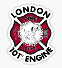 101st engine Sticker