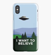 I Want to Believe iPhone Case/Skin