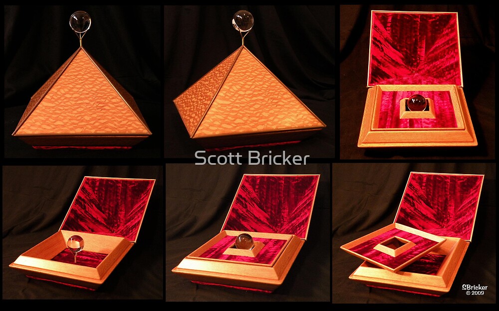 "'Pyramid Crystal/Jewelry Box'" by Scott Bricker Redbubble