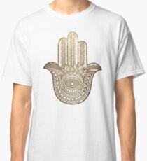 Golden Hamsa Hand Classic T-Shirt