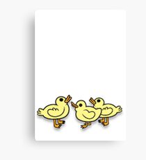 Bunch of Baby Ducks Canvas Print
