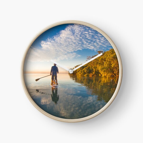 Paddlingboarding Moreton Bay Clock