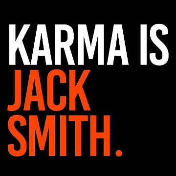 Karma is Jack Smith iPhone Wallet for Sale by partyfarty