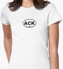 Nantucket Island - Massachusetts. Women's Fitted T-Shirt