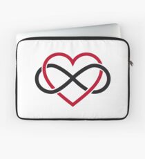 Infinity heart, never ending love Laptop Sleeve