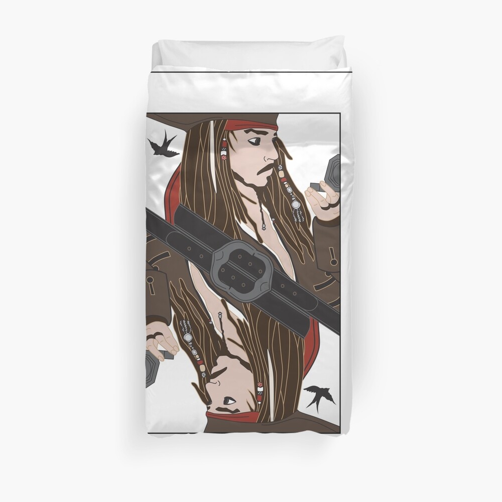 the Jack of Sparrow Duvet Cover