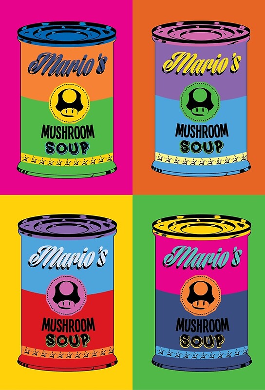  Mario Campbell Mushroom Soup By Pribellafronte Redbubble