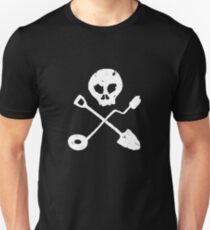 Detectorist Skull - Sondengaenger Schaedel Unisex T-Shirt