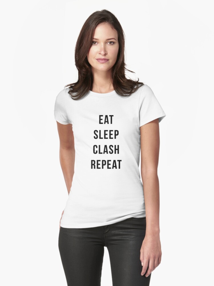 eat sleep clash shirt