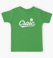 Craic Irish Slang Kids Tee