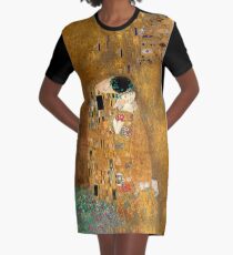 Klimt - Woman in Gold - The Kiss Graphic T-Shirt Dress