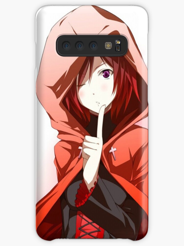 Rwby Ruby Rose Hood Case Skin For Samsung Galaxy By