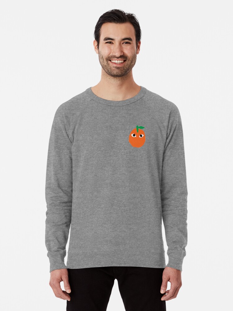 orange cdg shirt