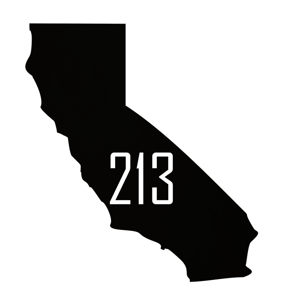 Los Angeles Area Code 213 By Krsteele1 Redbubble   Flat,1000x1000,075,f 