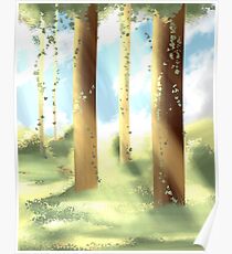 Sunny Forest Poster
