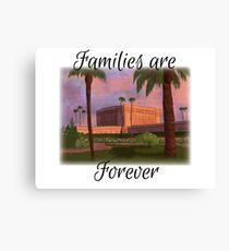 Mesa Temple - Lettering Canvas Print