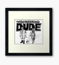 The Walking Dude Framed Print