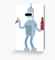 Bender Rodriguez | Futurama Greeting Card