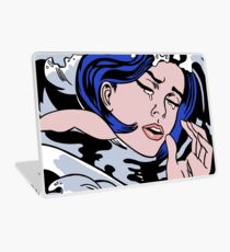 Roy Lichtenstein Drowning Girl de haute qualité Skin de laptop