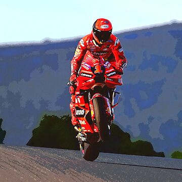 Poster moto gp wheelie 