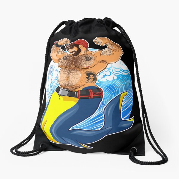 ADAM LIKES SCUBA DIVING Drawstring Bag