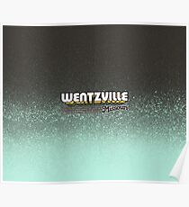 Wentzville, Missouri | Retro Stripes Poster