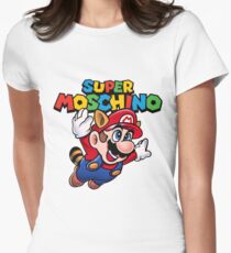 Super Mario MOSCHINO KYlie Jenner Women's Fitted T-Shirt