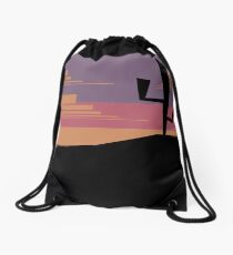 Desert Sunset Drawstring Bag