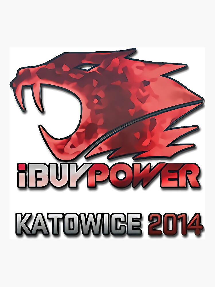 "iBUYPOWER (Holo) | Katowice 2014" Sticker by engageddread | Redbubble