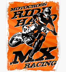 Moto Cross Racing Poster