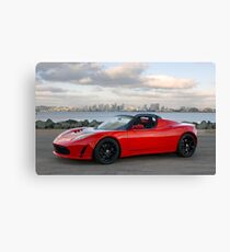 Tesla Roadster (3) Canvas Print