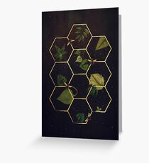 Bees in Space Greeting Card