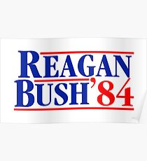 Reagan Bush 84 Poster