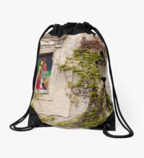 Painted Windows 2 Drawstring Bag