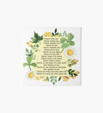 St. Patrick's Breastplate Prayer Art Board Print
