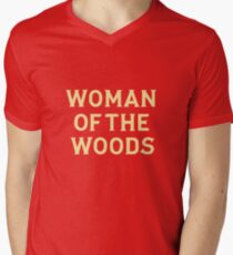 Woman of the woods Men's V-Neck T-Shirt