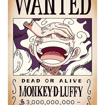 ONE PIECE MONKEY D LUFFY ANIME GEAR 5 Poster for Sale by Asher-Knight